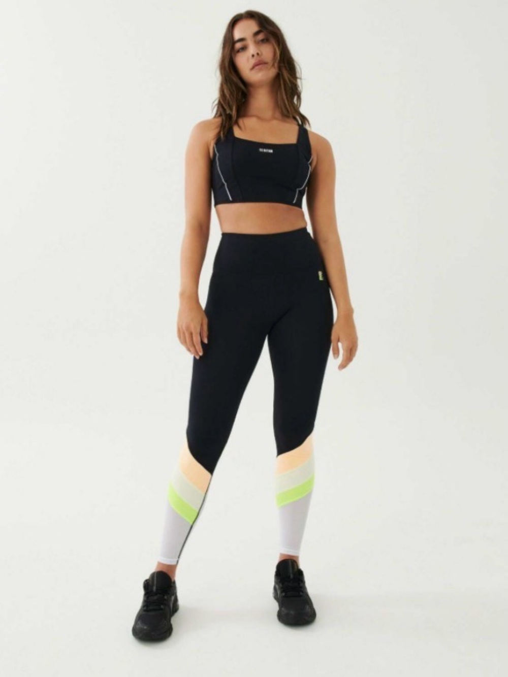 P.E. Nation freeman leggings in black underground size S